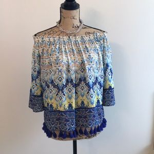 Daniel Cremieux off the shoulder blouse